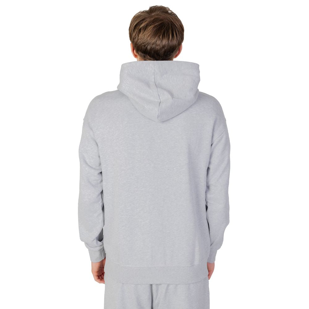 Gray Cotton Hoodie