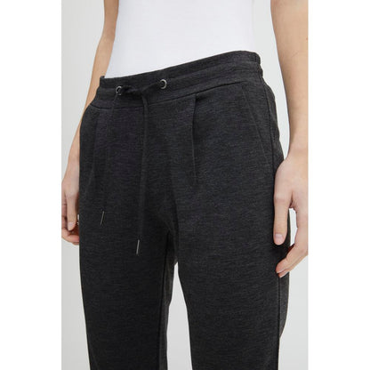 Gray Polyester Pant