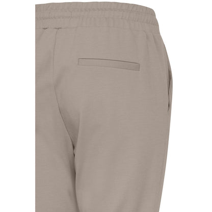 Beige Polyester Pant