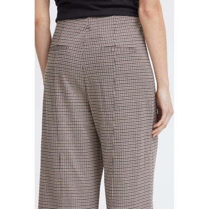 Beige Polyester Pant