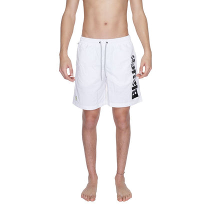 White Polyamide Swim Shorts