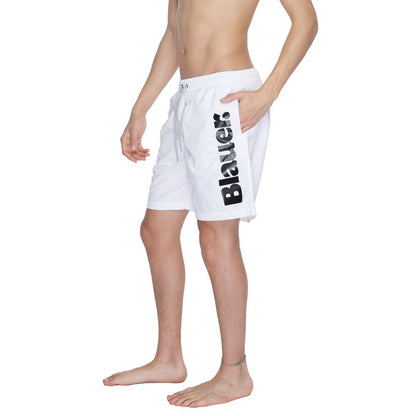 White Polyamide Swim Shorts
