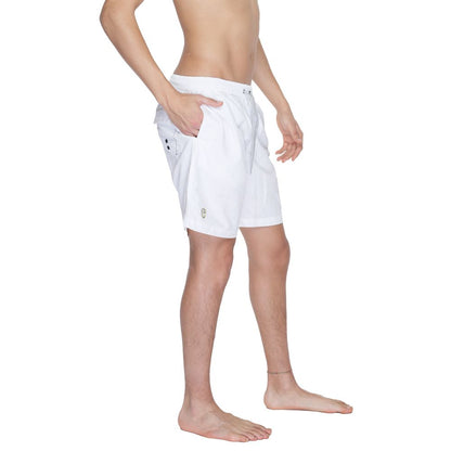 White Polyamide Swim Shorts