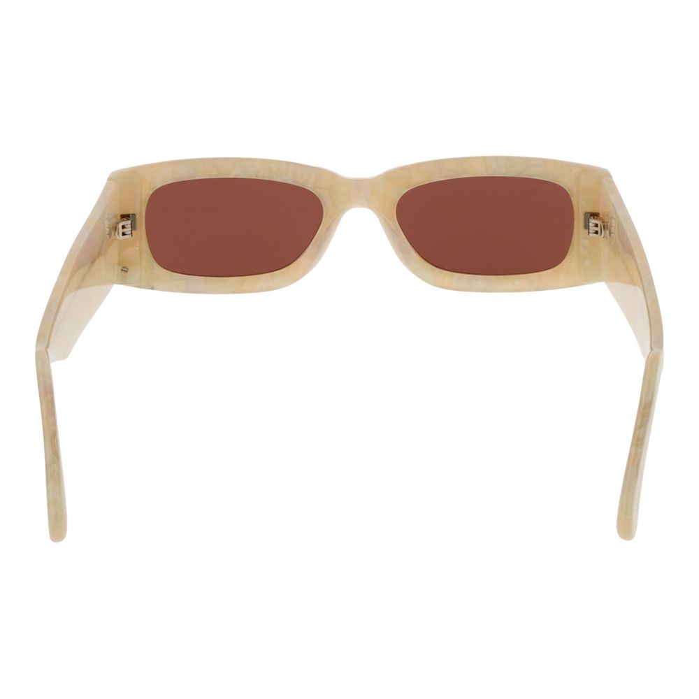 Cream Plastic Sunglasses