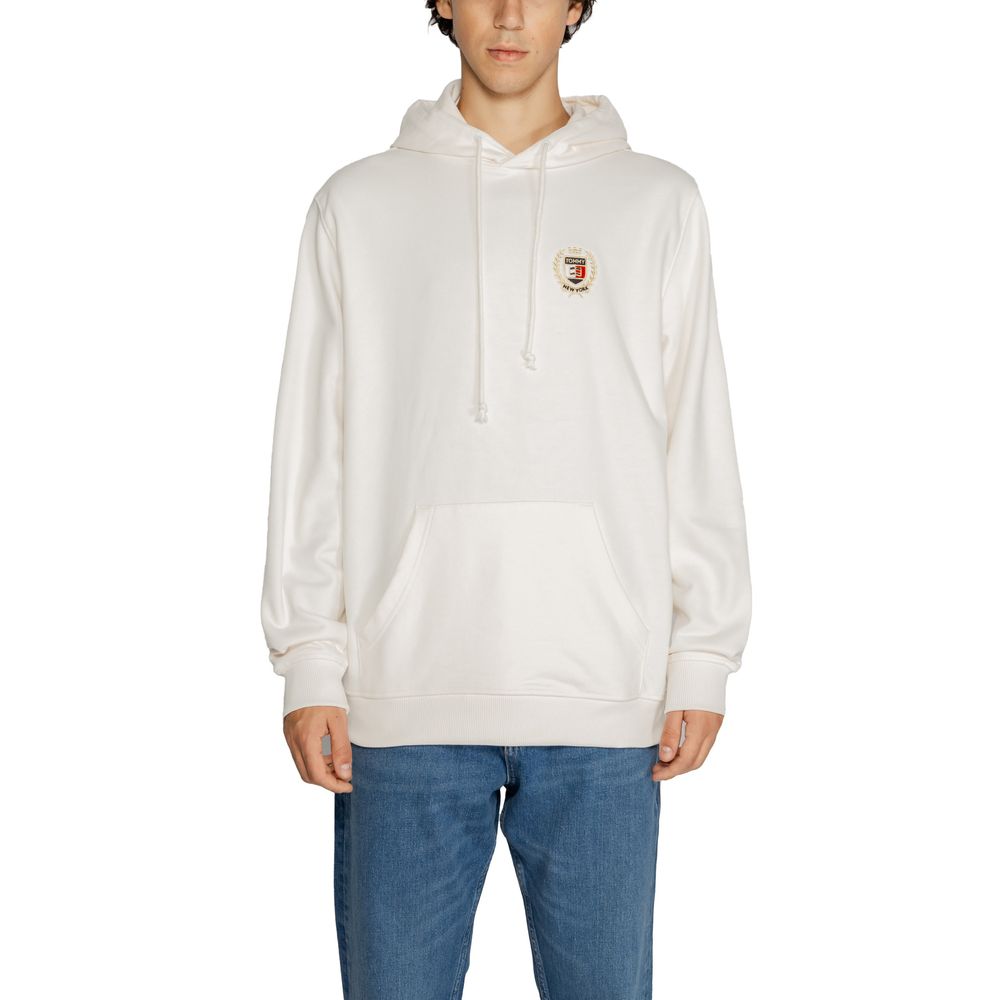 White Cotton Hoodie
