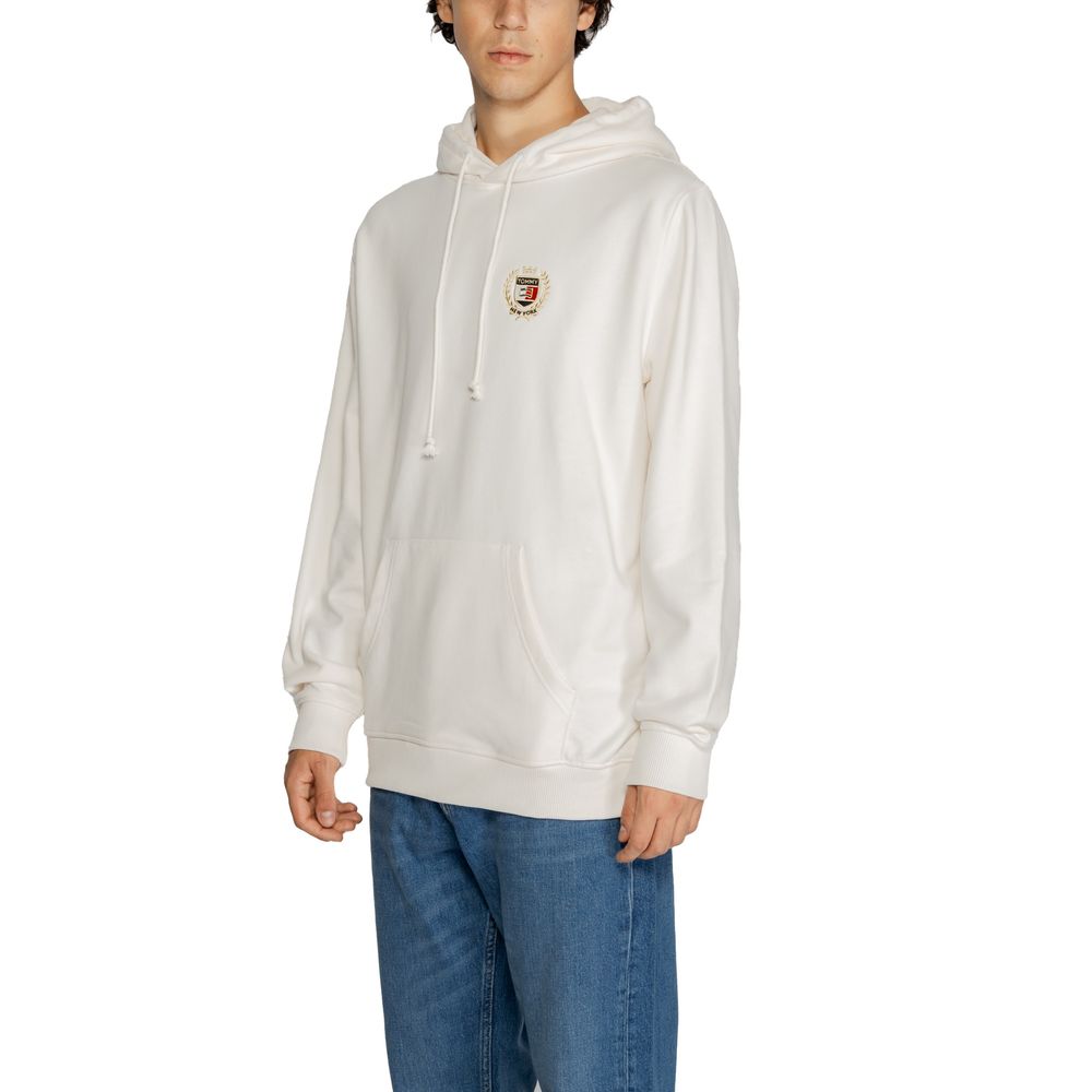 White Cotton Hoodie