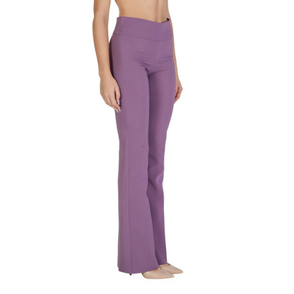 Purple Polyester Pant