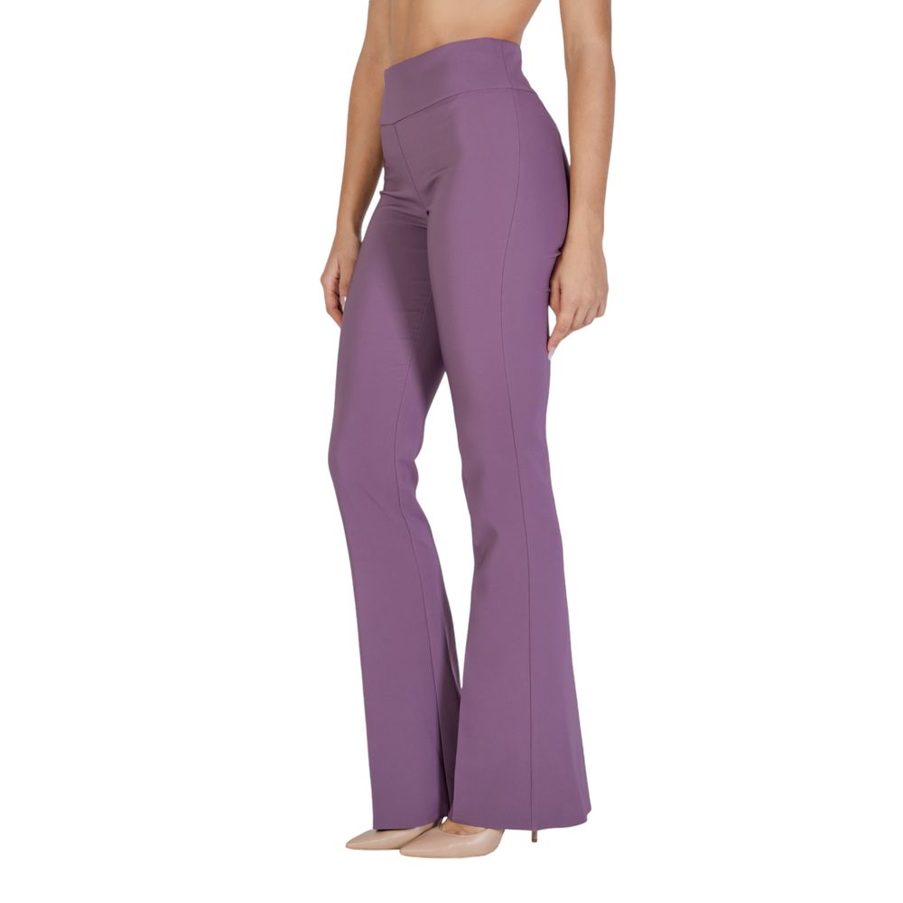 Purple Polyester Pant