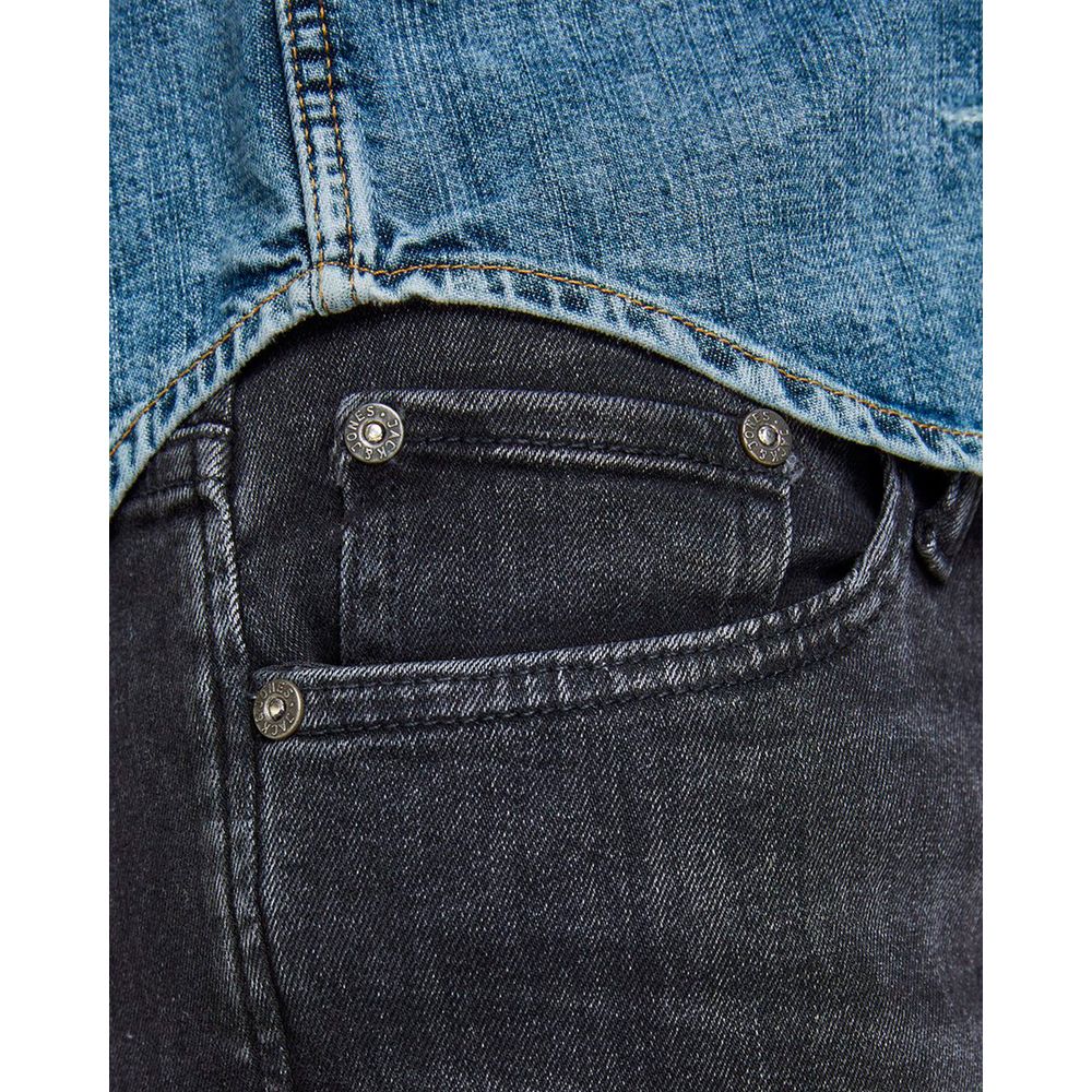 Black Organic Cotton Skinny Jeans