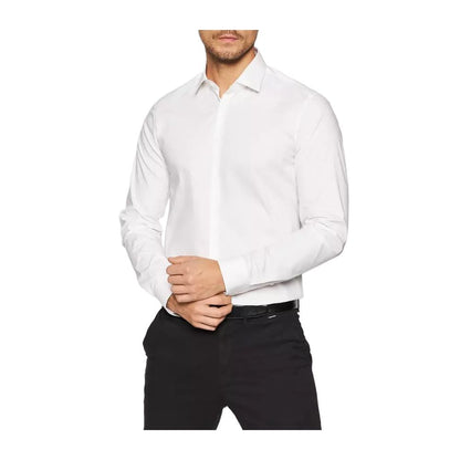 White Cotton Dress Shirt