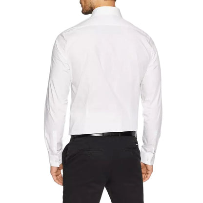 White Cotton Dress Shirt