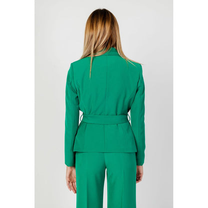 Bicolor Polyester Blazer
