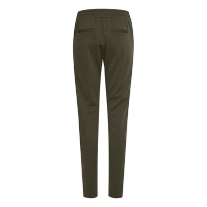 Green Polyester Pant