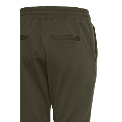 Green Polyester Pant