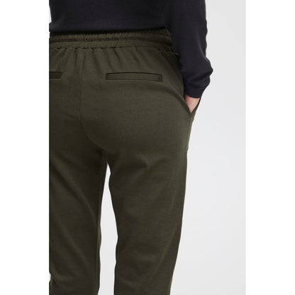 Green Polyester Pant