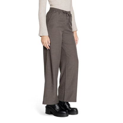 Gray Polyester Pant
