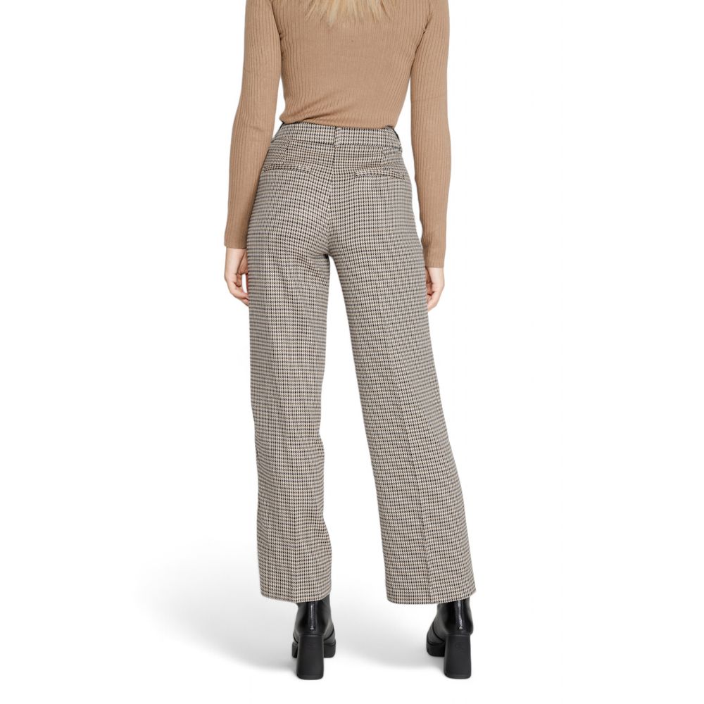 Beige Polyester Pant