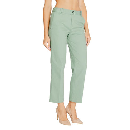Turquoise Cotton Pant