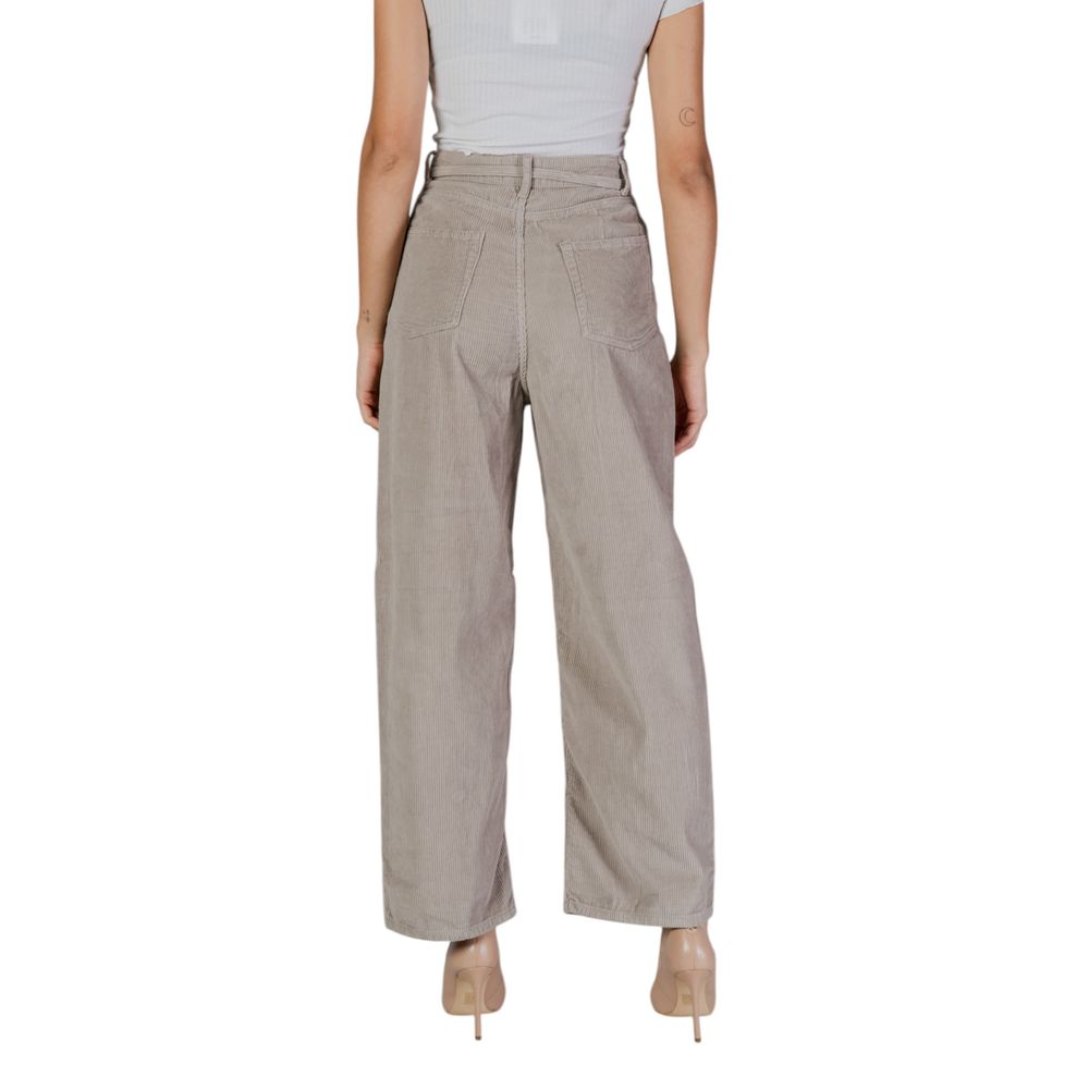 Beige Cotton Pant