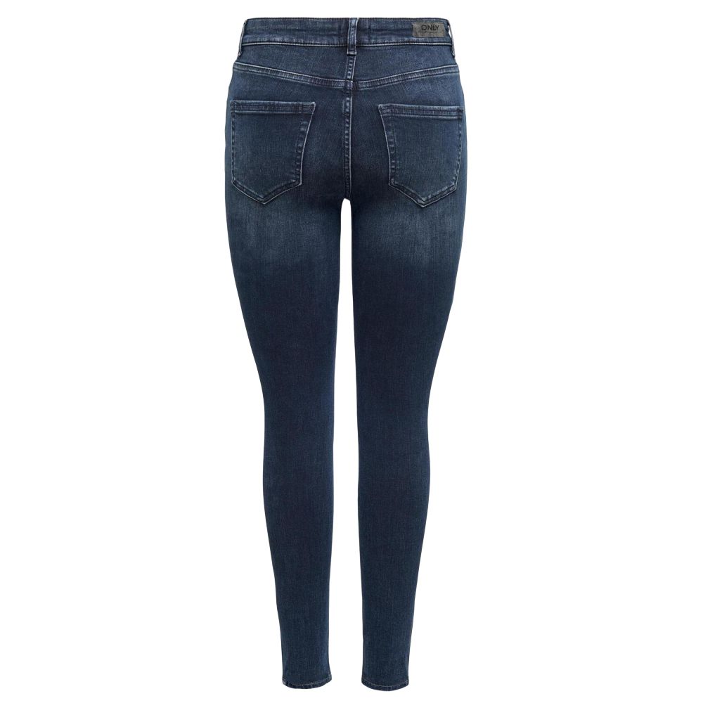 Blue Cotton Skinny Jeans