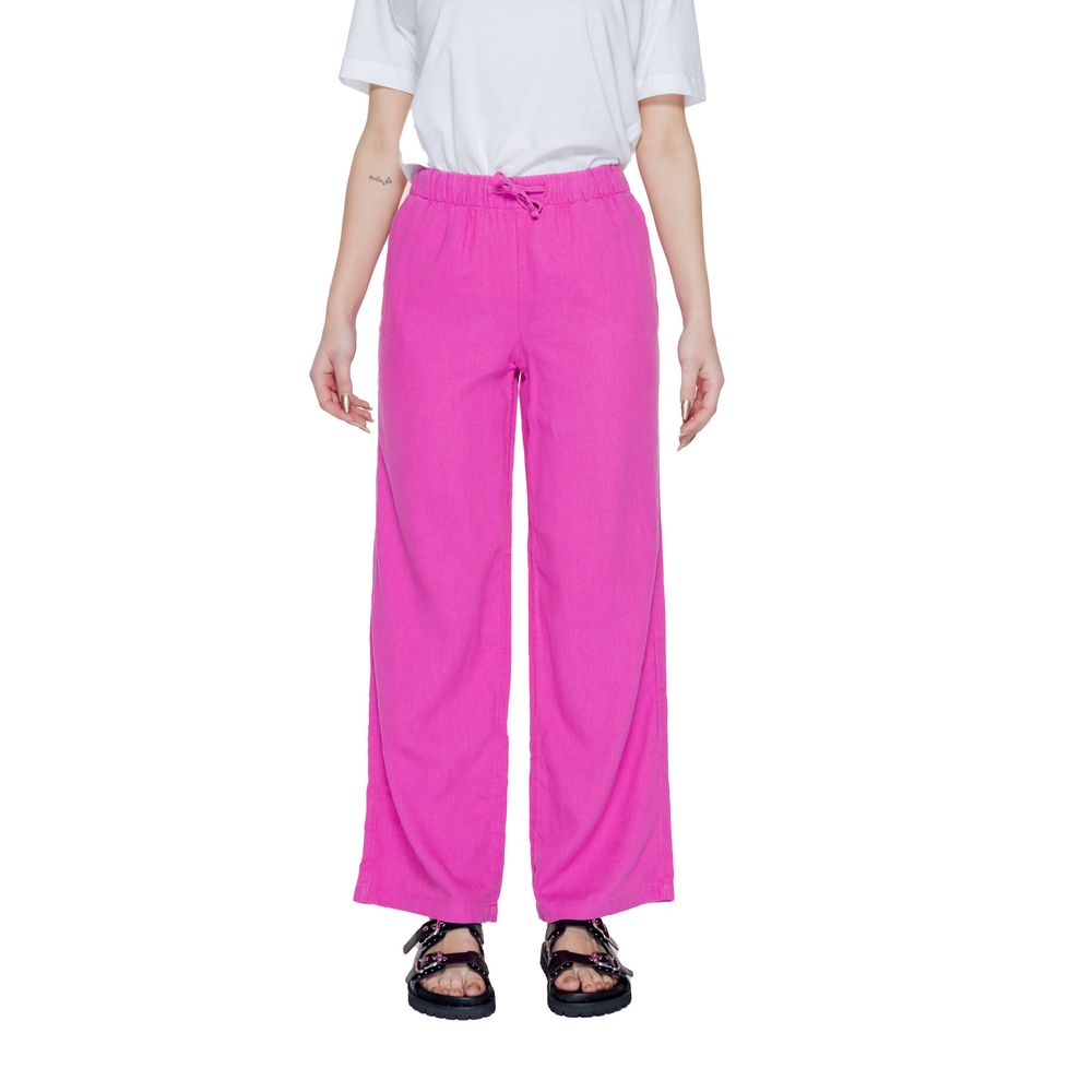 Pink Linen Pant