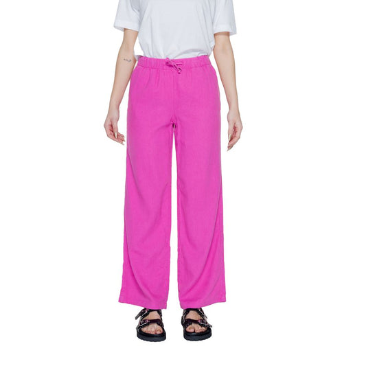 Pink Linen Pant