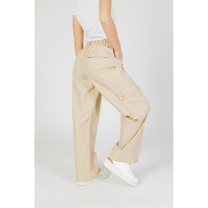 Beige Cotton Pant
