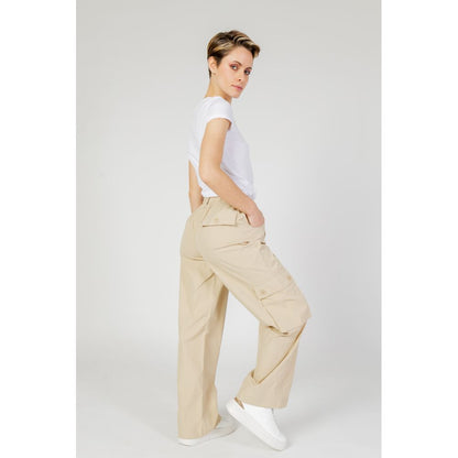 Beige Cotton Pant