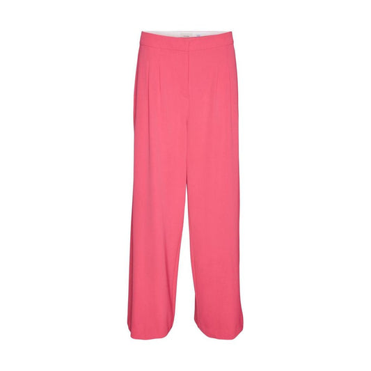 Pink Polyester Pant