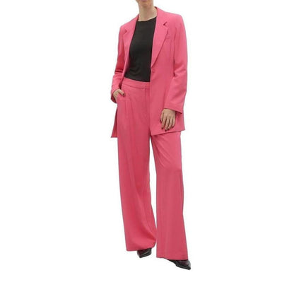 Pink Polyester Pant