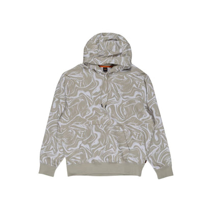 Beige Cotton Hoodie