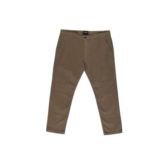 Beige Cotton Pant