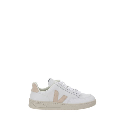 White Rubber Low Top Sneakers