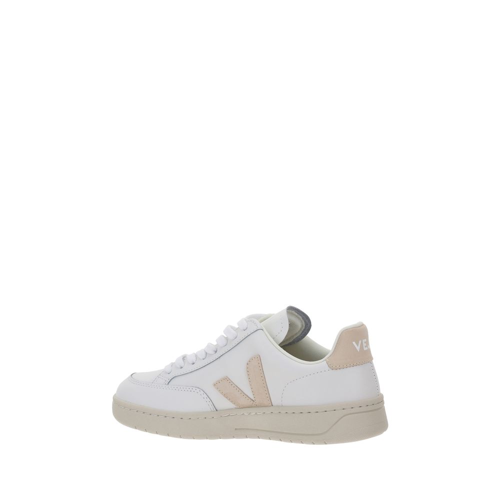 White Rubber Low Top Sneakers