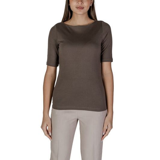 Brown Cotton T-Shirt