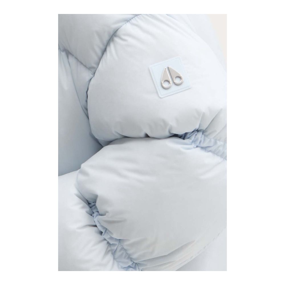 Light Blue Nylon Women Jacket