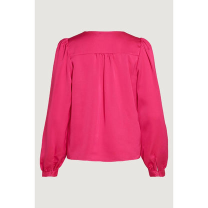 Pink Polyester Blouse