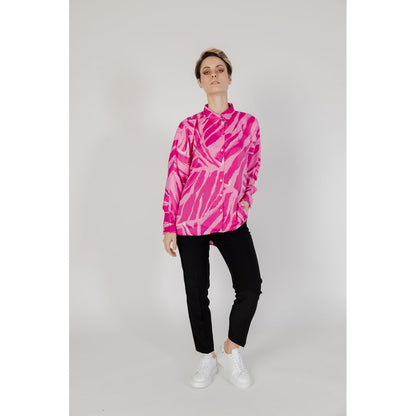 Pink Polyester Blouse