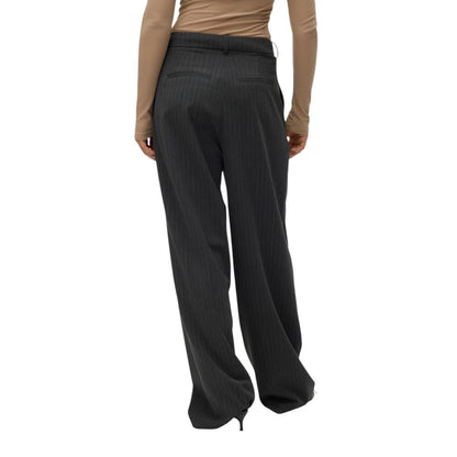 Gray Polyester Pant