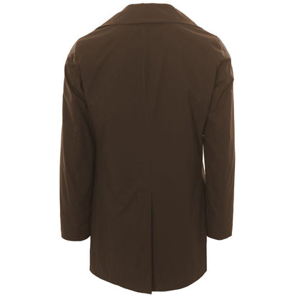 Brown Recycled Polyester Men Jacket