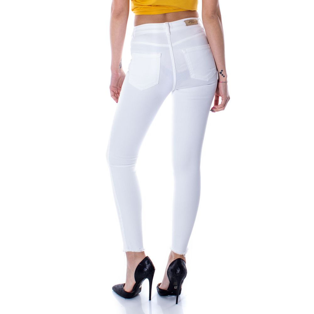 White Cotton Skinny Jean