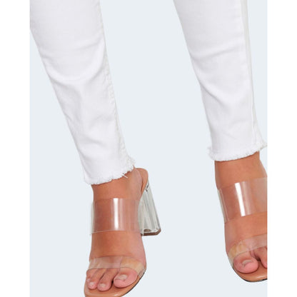 White Cotton Skinny Jean
