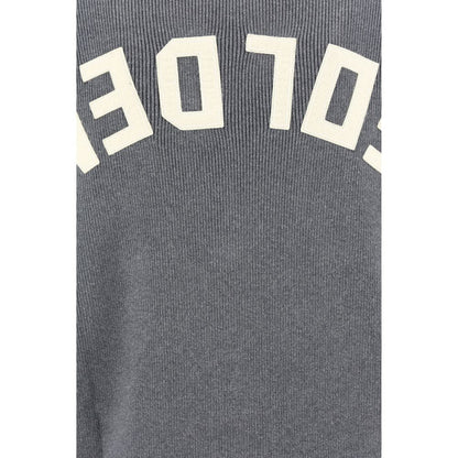 Gray Cotton Cardigan