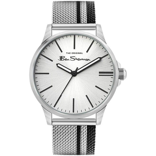 Gray Stainless Steel Dress Watch