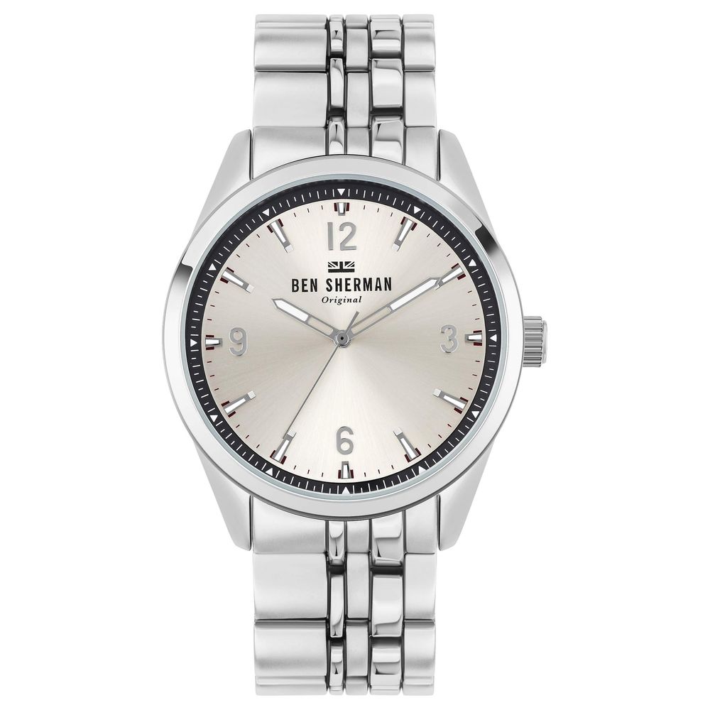 Gray Stainless Steel Dress Watch
