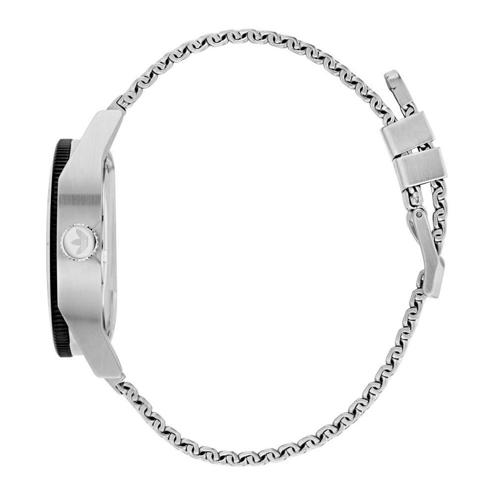 Gray Stainless Steel Dress Watch
