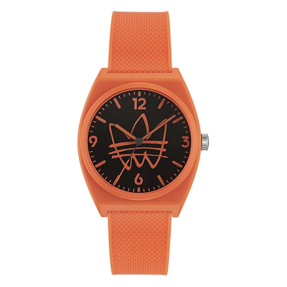 Orange Synthetic Sport Watch
