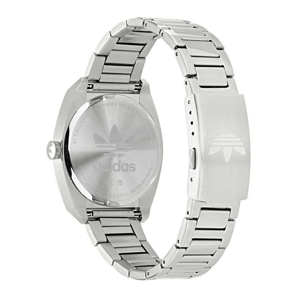 Gray Stainless Steel Dress Watch