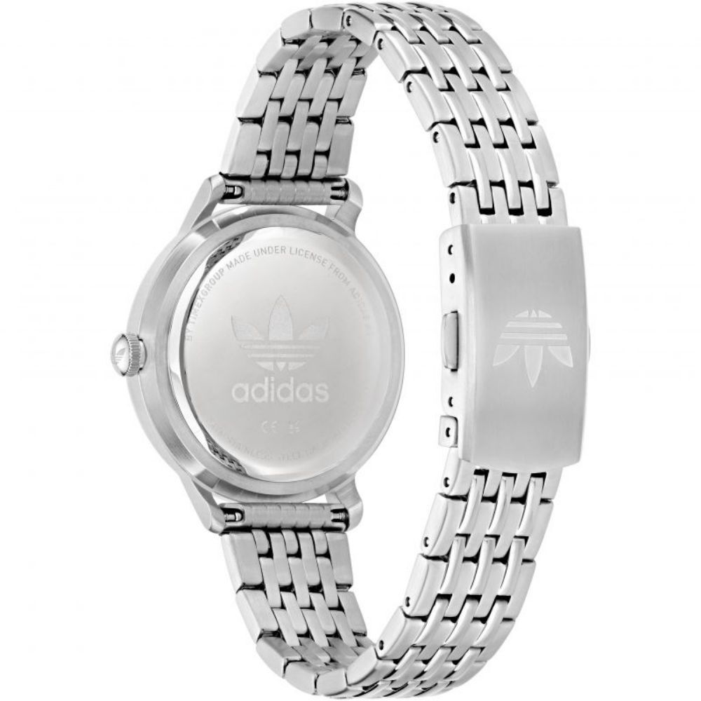 Gray Stainless Steel Dress Watch