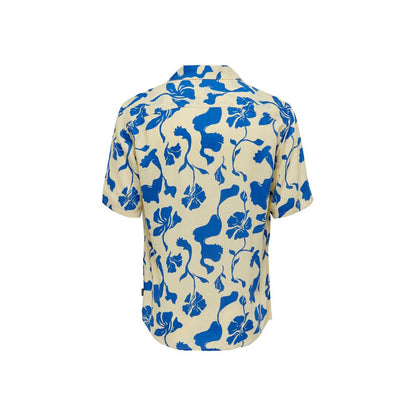 Bicolor Viscose Shortsleeve Shirt